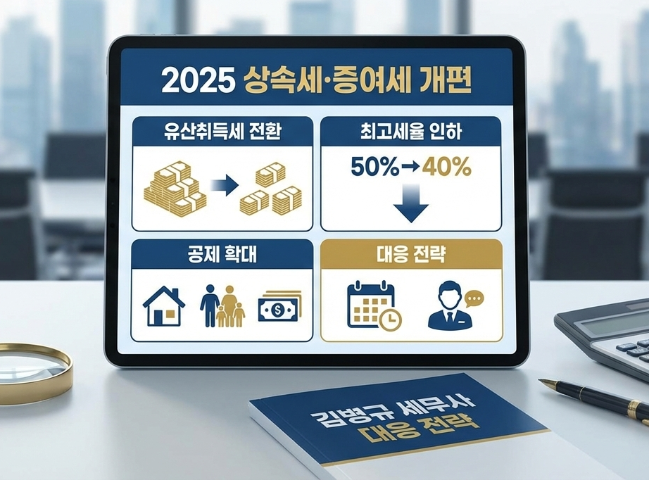 2025년 상속세·증여세 개편 쟁점과 대응 전략